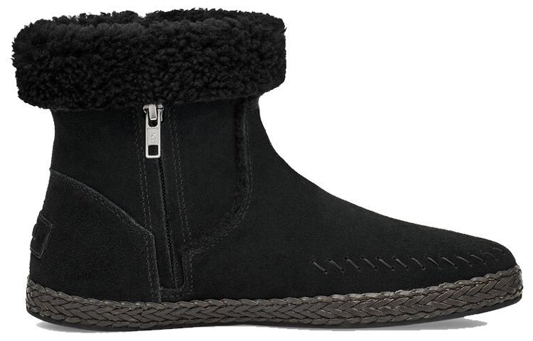 Order UGG Ailish 平底拉鍊雪地靴 女款 黑色