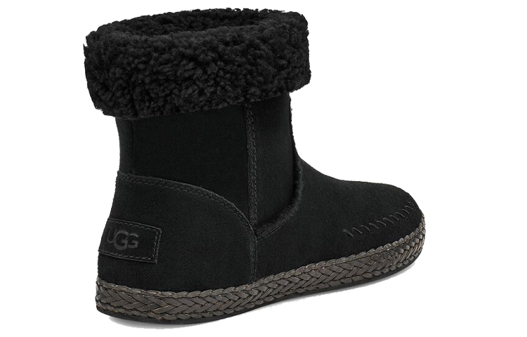 Lookbook UGG Ailish 平底拉鍊雪地靴 女款 黑色