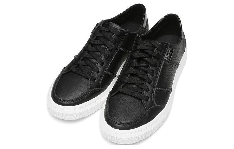 (W) UGG Alameda 'Black Leather Low-Top' 圖 2