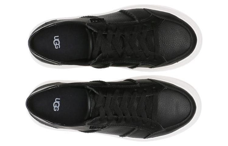 (W) UGG Alameda 'Black Leather Low-Top' 圖 3