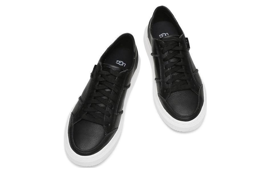 (W) UGG Alameda 'Black Leather Low-Top' 圖 4