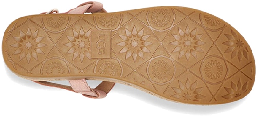 (Women) UGG Aleigh 'Pink Buckle Slide Sandal' 1109929-LSS Details for (Women) UGG Aleigh 'Pink Buckle Slide Sandal' 1109929-LSS