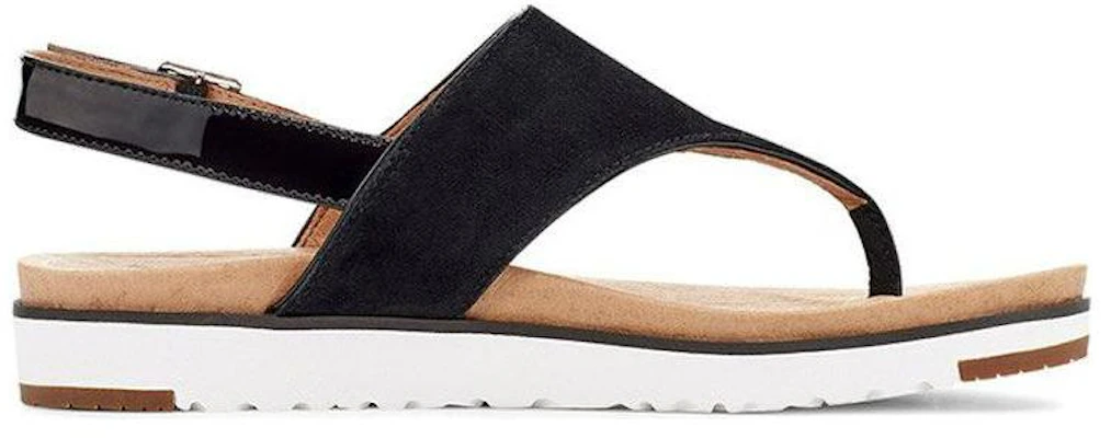 UGG Alessia 雙層牛皮 舒適休閒 時尚涼鞋 女款 黑色 Order UGG Alessia 雙層牛皮 舒適休閒 時尚涼鞋 女款 黑色