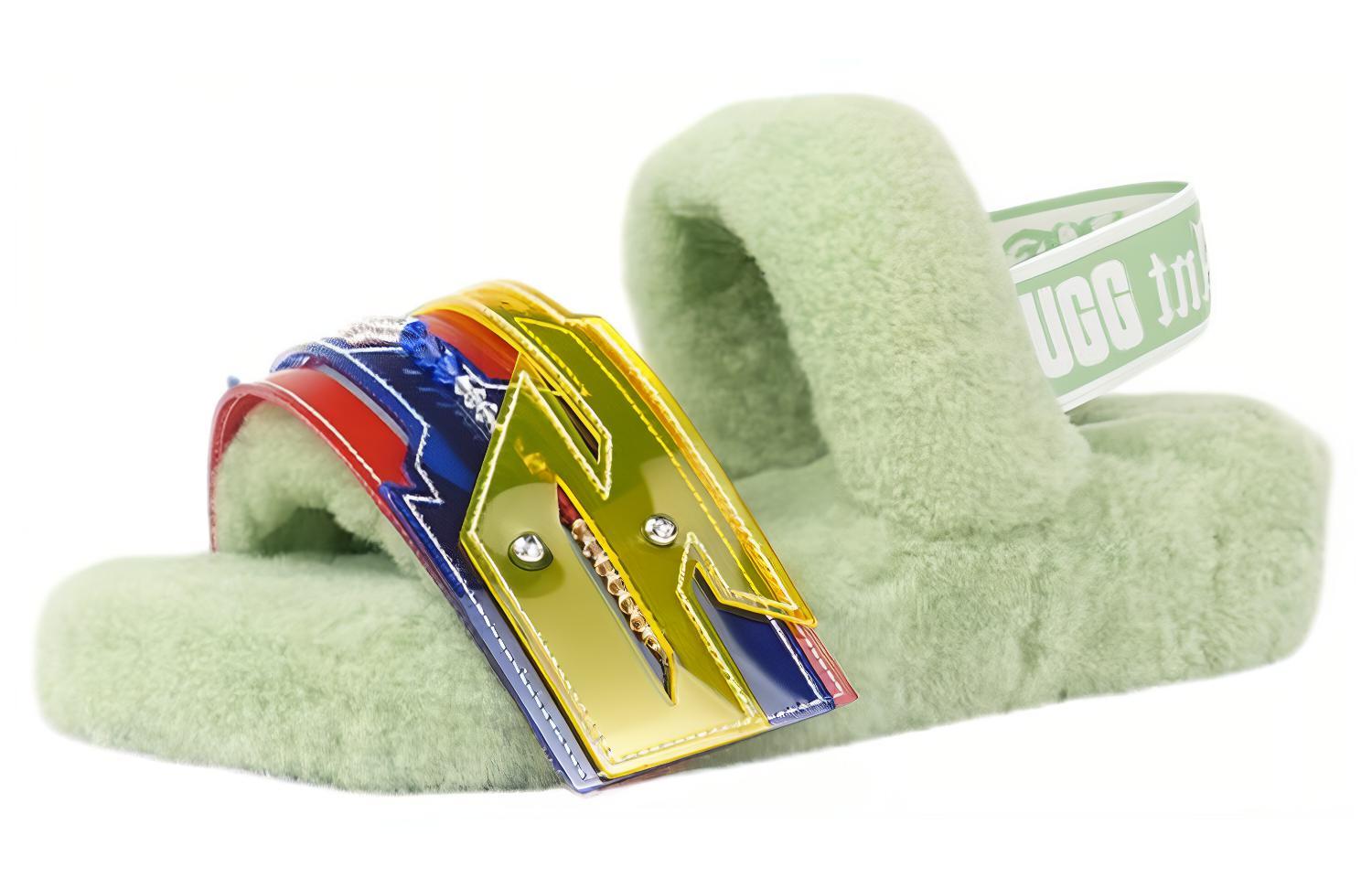 Lookbook (W) UGGエイリアン x スライド「ふわふわ」 1151410-GGRDN