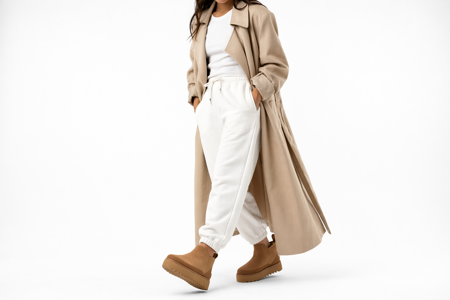 Order (W) UGG Alina超迷你厚底靴 ''栗色'' 1166753-CHE