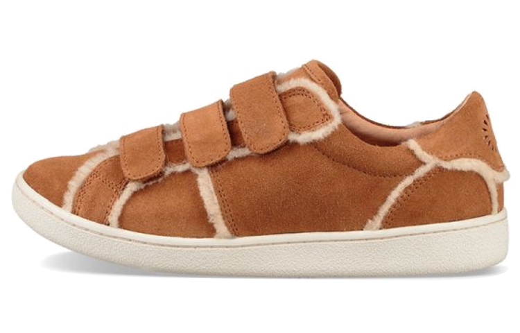 Buy UGG Alix Spill Seam 魔術貼 輕便低筒時尚板鞋 女款 栗色