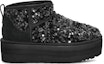 Order (W) UGG Ultra Mini Chunky Sequin Kasut Berkilau 1135060-BLK