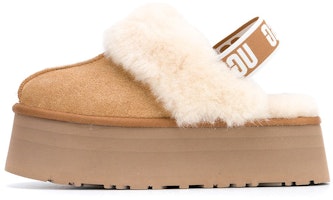 (Women) UGG Ankle Wrap Thick Sole 'Brown Fur' 15782170-TAW (Women) UGG Ankle Wrap Thick Sole 'Brown Fur' 15782170-TAW