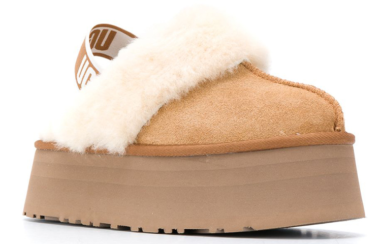 (W) UGG Ankle Wrap Thick Sole 'Brown Fur' 圖 2