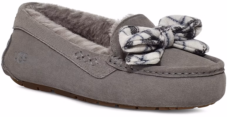 (W) 어그 앤슬리 체크 보우 "차콜" 1127850-CHRC Lookbook (W) 어그 앤슬리 체크 보우 "차콜" 1127850-CHRC