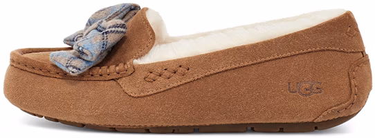(Women) UGG ANSLEY Plaid Bow 'Chestnut' 1127850-CHE (Women) UGG ANSLEY Plaid Bow 'Chestnut' 1127850-CHE