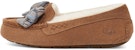 (W) UGG ANSLEY Plaid Bow 'Chestnut' Coklat 1127850-CHE
