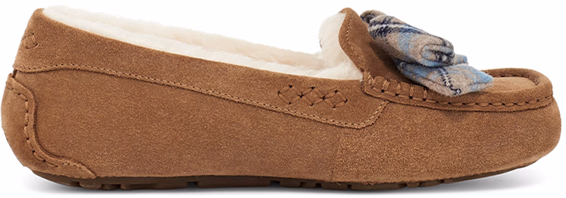 (Women) UGG ANSLEY Plaid Bow 'Chestnut' 1127850-CHE Order (Women) UGG ANSLEY Plaid Bow 'Chestnut' 1127850-CHE