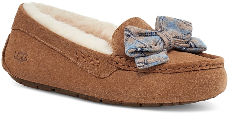 (Women) UGG ANSLEY Plaid Bow 'Chestnut' 1127850-CHE Lookbook (Women) UGG ANSLEY Plaid Bow 'Chestnut' 1127850-CHE