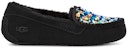 (W) UGG Ansley Stellar Sequin Selipar 'Hitam' 1116072-BLK