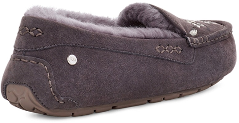 UGG Ansley Blossom 懶人平底鞋 女款 紫灰 Shop UGG Ansley Blossom 懶人平底鞋 女款 紫灰