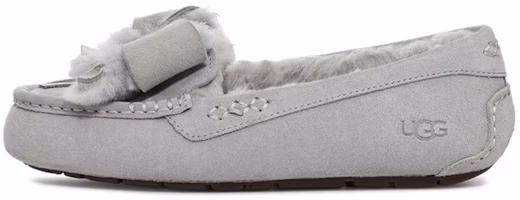 (Women) UGG Ansley Bow Slipper 'Light Grey' 1113470-LGRY (Women) UGG Ansley Bow Slipper 'Light Grey' 1113470-LGRY