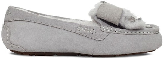 UGG Ansley Bow 蝴蝶結款加絨平底鞋 女款 淺灰色 Order UGG Ansley Bow 蝴蝶結款加絨平底鞋 女款 淺灰色