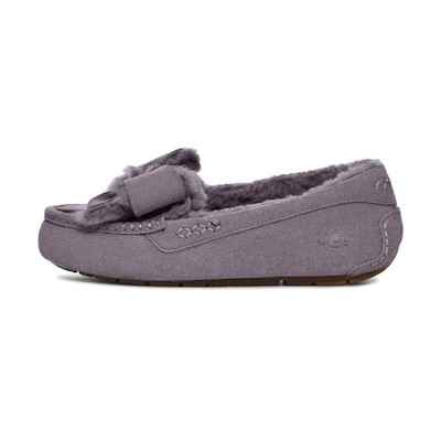 (W) UGG Ansley Bow Slippers 'Purple'
