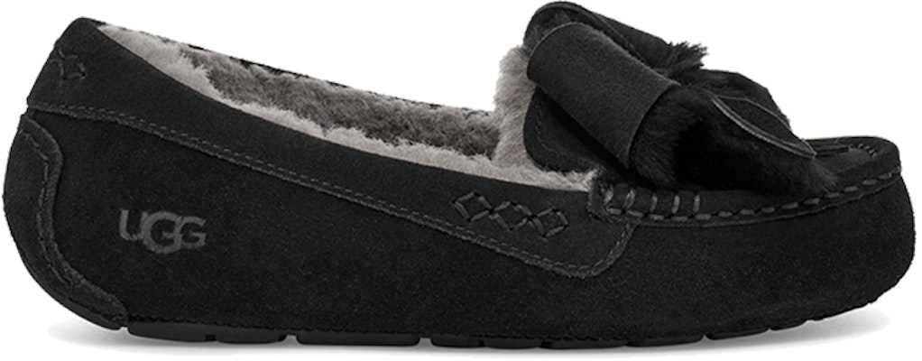 (Women) UGG Ansley Bow Black 1113470-BLK Order (Women) UGG Ansley Bow Black 1113470-BLK