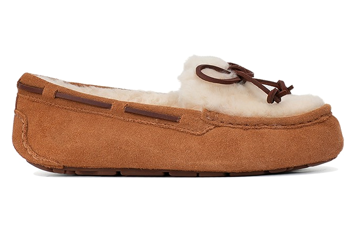 Order (W) UGG Ansley Bow Glimmer Pantoffels 1112299-CHE