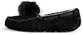 (W) UGG Ansley Bow Glimmer Kasut Berbulu Hitam 1019015-BLK