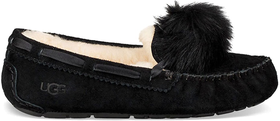 (W) UGG Ansley Bow Glimmer 内衬羊毛鞋 黑色 1019015-BLK Order (W) UGG Ansley Bow Glimmer 内衬羊毛鞋 黑色 1019015-BLK