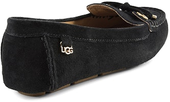 UGG Ansley Bow Glimmer 防滑透氣 一腳蹬休閒平底鞋 女款 黑色 Purchase UGG Ansley Bow Glimmer 防滑透氣 一腳蹬休閒平底鞋 女款 黑色