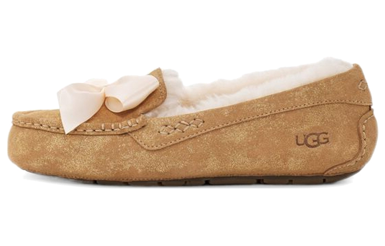 (Women) UGG Ansley Bow Glimmer 'Chestnut' 1125830-CHE