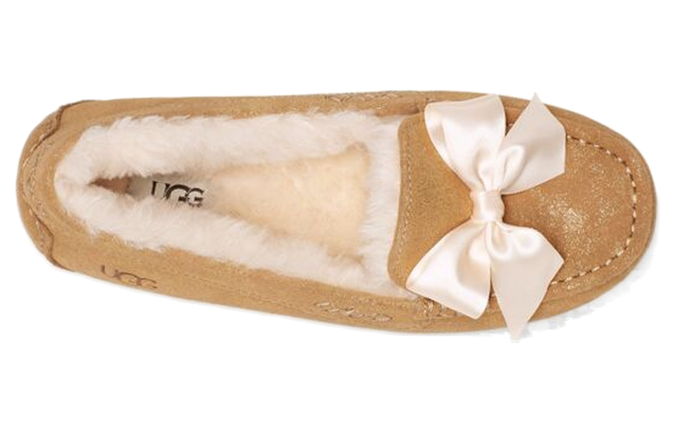 Shop (W) UGG Ansley Bow Glimmer ''Marron Noisette'' 1125830-CHE