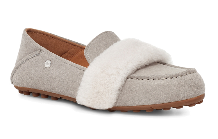 Lookbook (Women) UGG Ansley Bow Glimmer 'Light Grey White' 1117930TS-SAMT