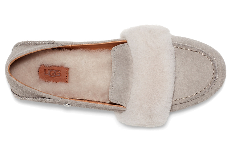Shop (Women) UGG Ansley Bow Glimmer 'Light Grey White' 1117930TS-SAMT