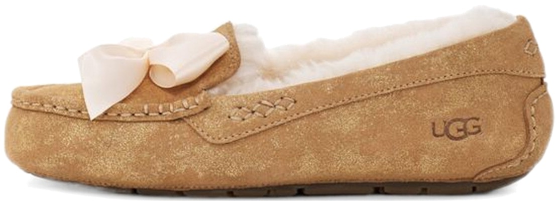 (Women) UGG Ansley Bow Glimmer 'Chestnut' 1125830-CHE Buy (Women) UGG Ansley Bow Glimmer 'Chestnut' 1125830-CHE
