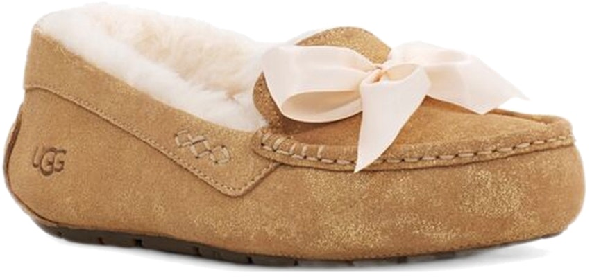 (W) UGG Ansley Bow Glimmer 'Chestnut' - Zapatillas Mujer Marrón Brillante 1125830-CHE Lookbook (W) UGG Ansley Bow Glimmer 'Chestnut' - Zapatillas Mujer Marrón Brillante 1125830-CHE