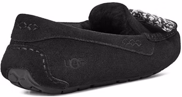 Shop UGG 休閒舒適格紋 平底鞋 女款 黑色