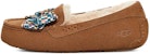 (W) UGG Ansley Bow Slippers 'Tan Blue' - Selipar UGG Ansley Bow 'Coklat Biru' 1138117-CHE