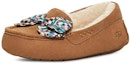 Order (W) UGG Ansley Bow Slippers 'Tan Blue' - Selipar UGG Ansley Bow 'Coklat Biru' 1138117-CHE