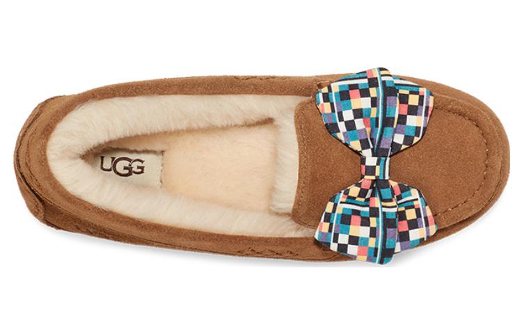 Lookbook (W) UGG Ansley Bow Slippers 'Tan Blue' - Selipar UGG Ansley Bow 'Coklat Biru' 1138117-CHE