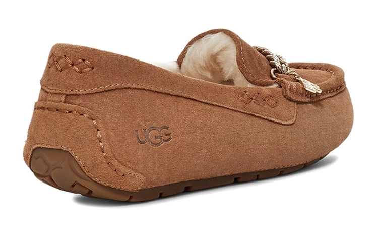 Purchase (W) UGG Ansley Chain Loafer ''Chestnut'' Damen Slipper Braun 1127330-CHE