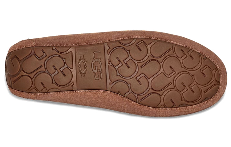 Details for (W) UGG Ansley Chain Loafer ''Chestnut'' Damen Slipper Braun 1127330-CHE