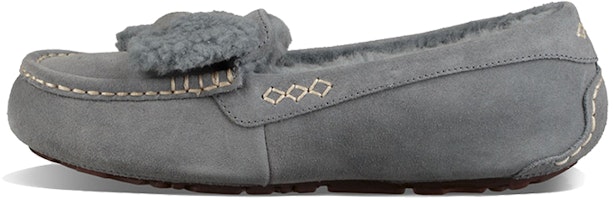 (Women) UGG Ansley Fur Bow Gray 1019758-GYS (Women) UGG Ansley Fur Bow Gray 1019758-GYS