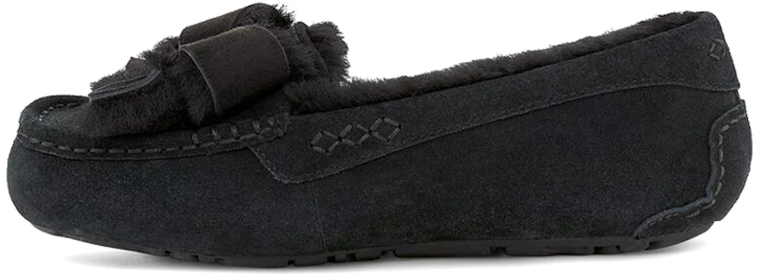UGG Ansley Heritage Bow 保暖舒適平底鞋 女款 黑色 Buy UGG Ansley Heritage Bow 保暖舒適平底鞋 女款 黑色