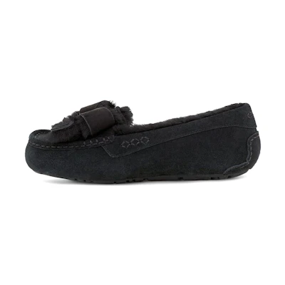 (W) UGG Ansley Heritage Bow 'Black CMFT'