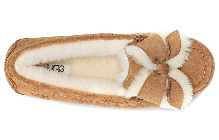 Shop (Women) UGG Ansley Heritage Bow 'Chestnut' 1129430-CHE