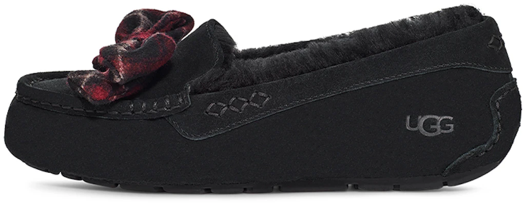 (W) UGG Ansley Plaid Bow 'Hitam' 1127850-BLK Buy (W) UGG Ansley Plaid Bow 'Hitam' 1127850-BLK