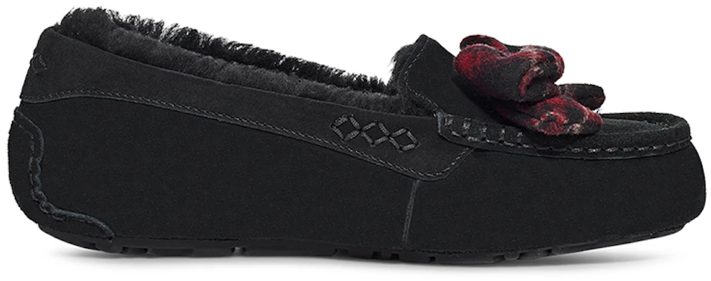 (W) UGG Ansley Plaid Bow 'Hitam' 1127850-BLK Order (W) UGG Ansley Plaid Bow 'Hitam' 1127850-BLK