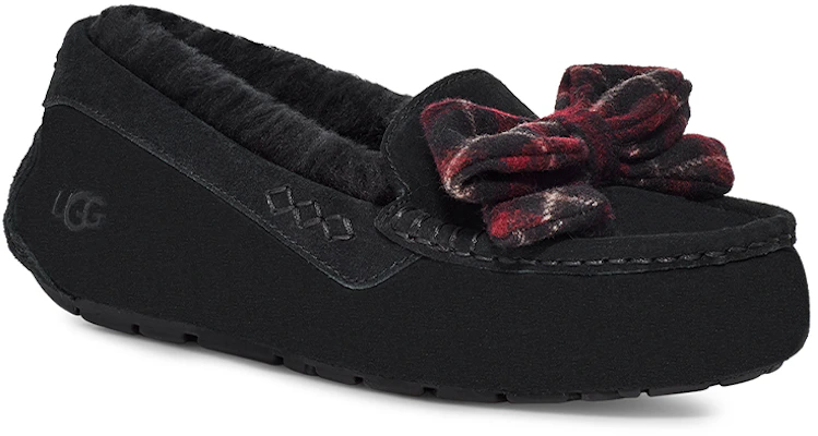 (W) UGG Ansley Plaid Bow 'Hitam' 1127850-BLK Lookbook (W) UGG Ansley Plaid Bow 'Hitam' 1127850-BLK