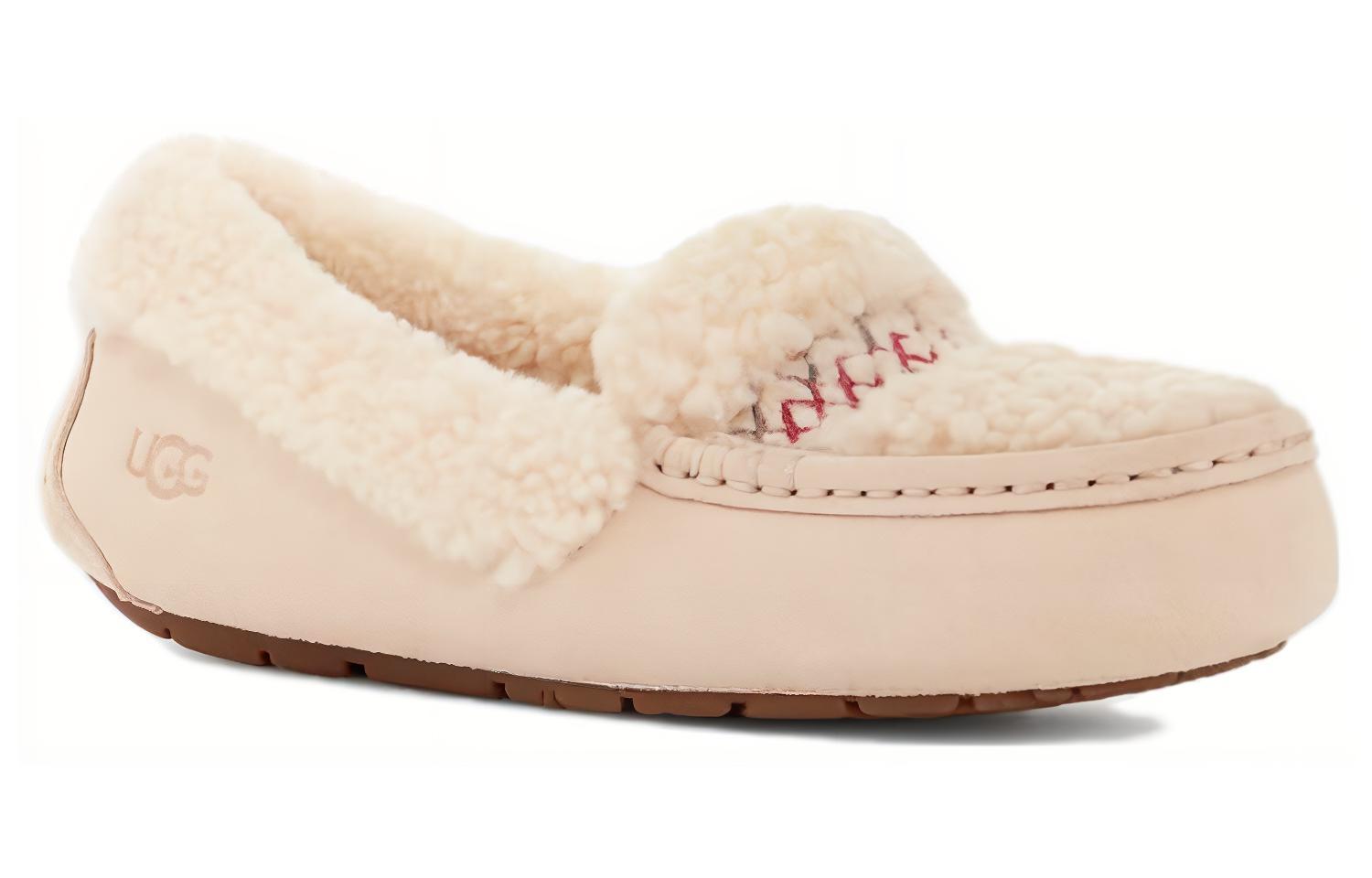Lookbook (W) UGG Ansley Slipper Heritage Braid 'Natural' - Selipar Wanita Gaya Natural UGG. 1143975-NAT