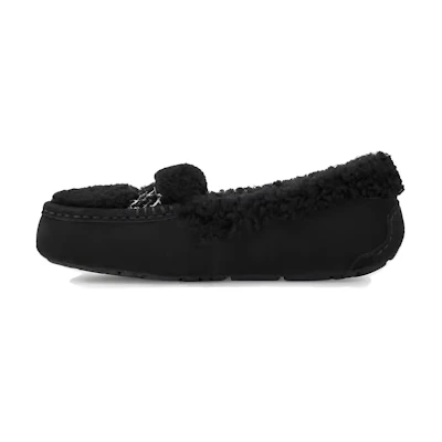 (W) UGG Ansley Slipper Heritage Braid Black