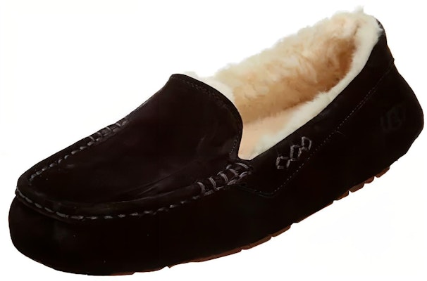 UGG Ansley 拖鞋 加絨保暖 懶人豆豆運動休閒鞋 女款 黑色 Shop UGG Ansley 拖鞋 加絨保暖 懶人豆豆運動休閒鞋 女款 黑色